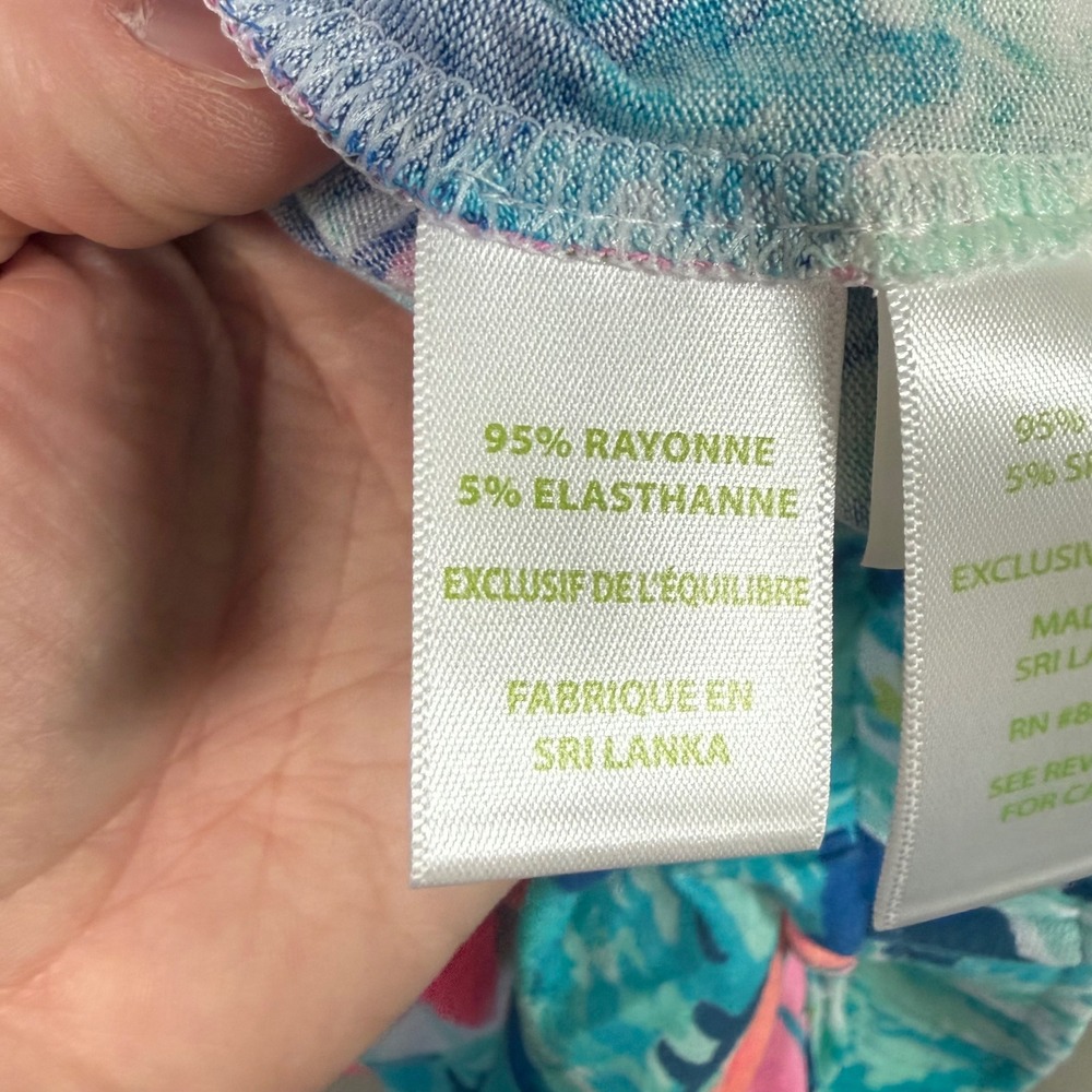 Lilly Pulitzer Palma "Hey Bay Bay" Sailboat Pattern Tube Top Small - Picture 9 of 13